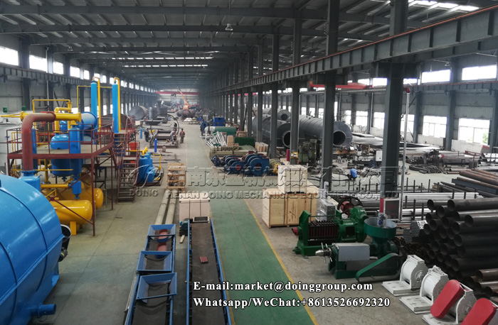 waste tyre pyrolysis plant