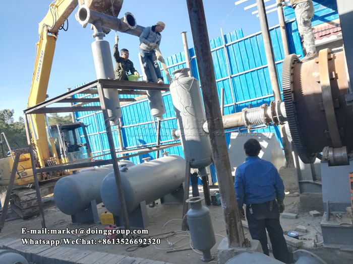 tyre pyrolysis plant