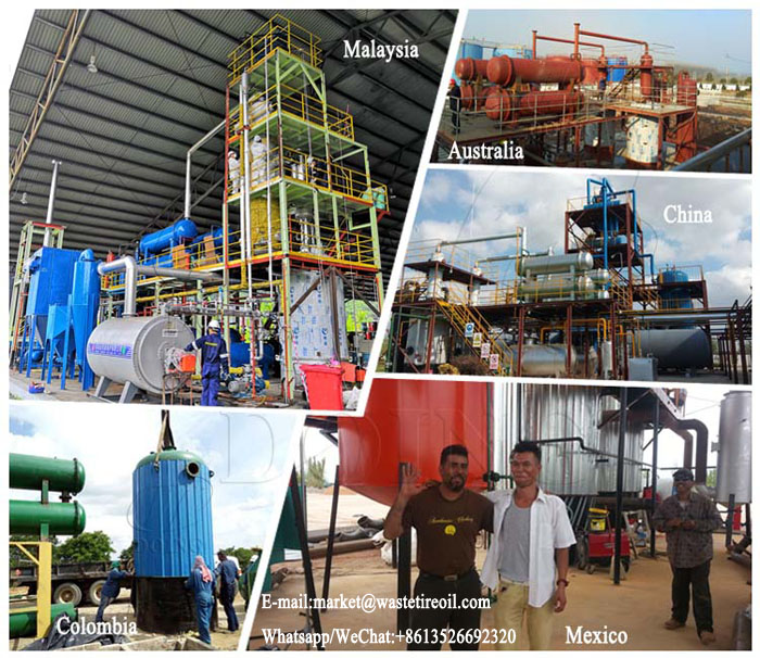 waste oil refining plant