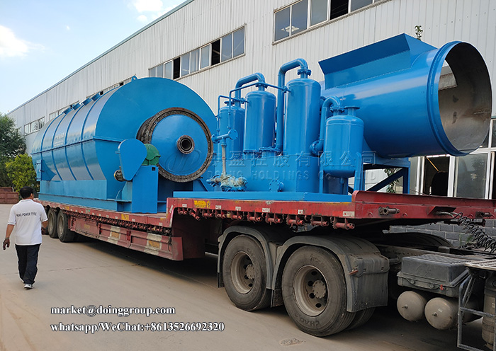 waste plastic pyrolysis plant