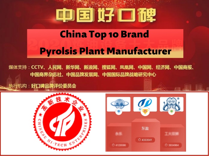 Top 10 Brand Pyrolsis Machine Manufacturer
