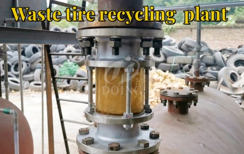 A Thailand customer purchased a set of 18TPD waste tire pyrolysis machine
