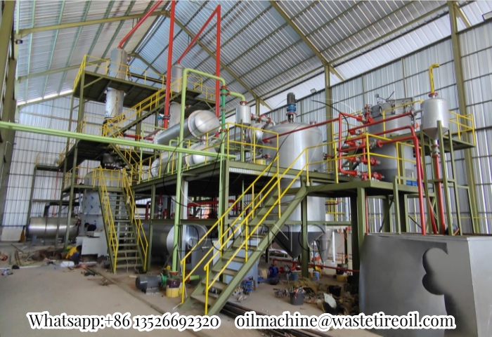 waste oil refining plant