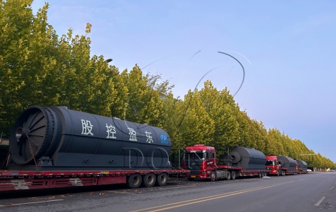 5 sets of waste plastic pyrolysis plants delivered to Inner Mongolia from DOING Company