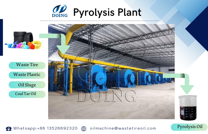 vehicle bumper recycling pyrolysis plant