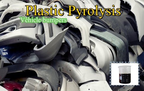 Can vehicle bumpers be recycled using the pyrolysis process?