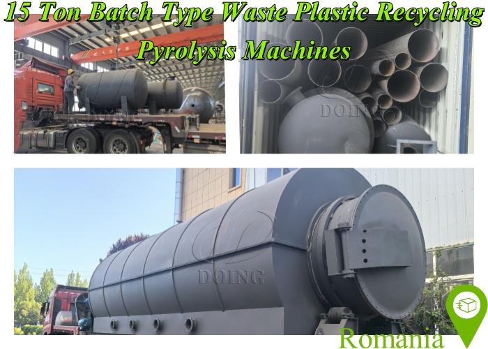 DOING plastic pyrolysis equipment in Romania