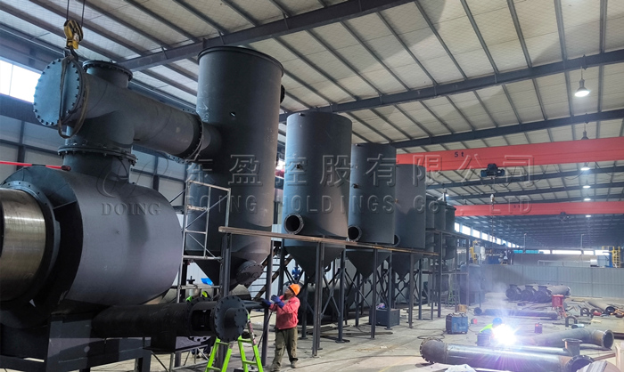 Specifications parameters of continuous pyrolysis plant