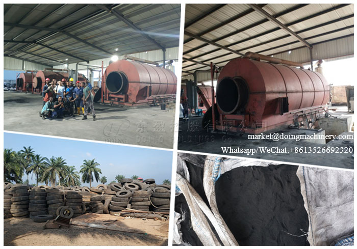 tyre pyrolysis machine