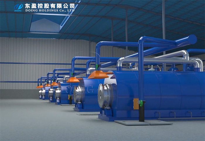 waste tire pyrolysis plant